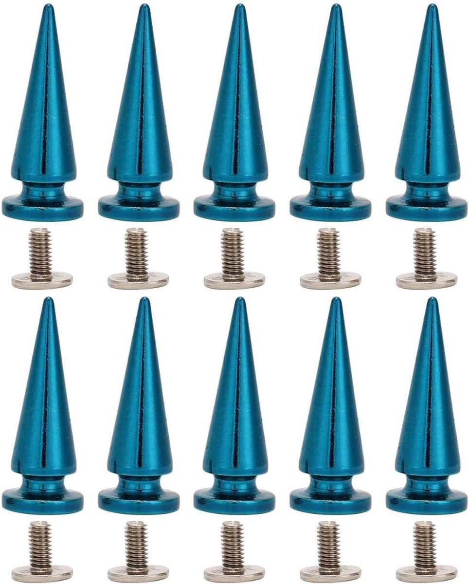 Grote Conische Spikes voor DIY Projecten - 10 Stuks 10x26mm - Perfect voor Leren Schoenen, Jassen en Handwerk