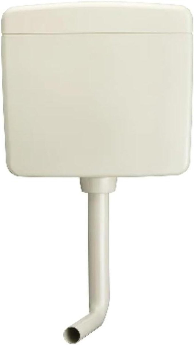 Buitenbak - Dubbele stortbak - Toilet reparatie - Geluiddempende laag - 6/3 liter - Wit