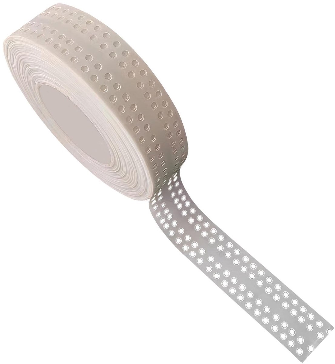 Zelfklevende Hoekband voor Droge Bouw, PVC Naadafdichting en Hoekbescherming voor Binnen en Buiten (40 m x 5 cm)