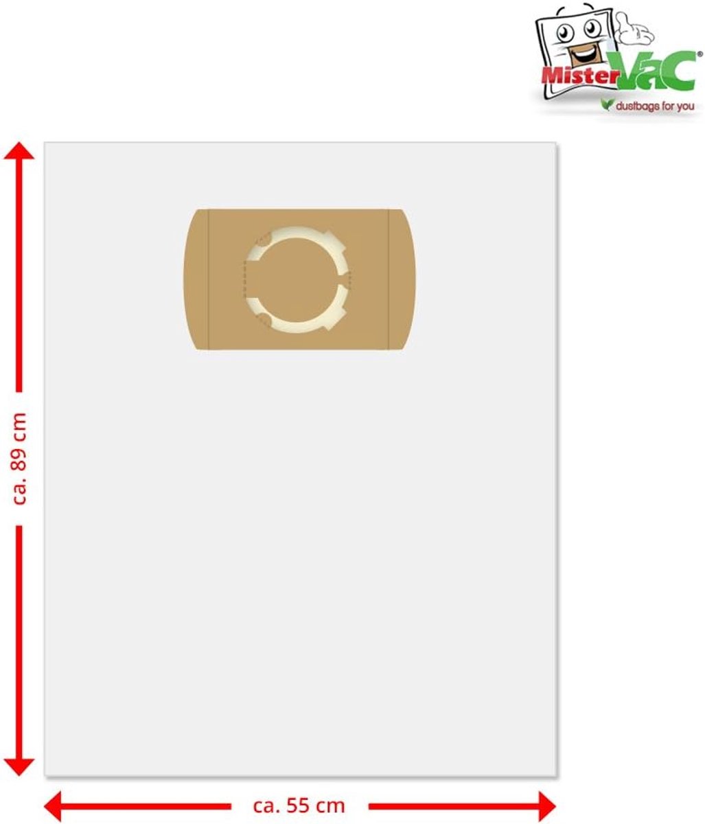 Stofzuigerzakken - Stofzakken Vlies - Stofzuigen Thuis - Meerlaags Vlies - 5 Stuks - Wit