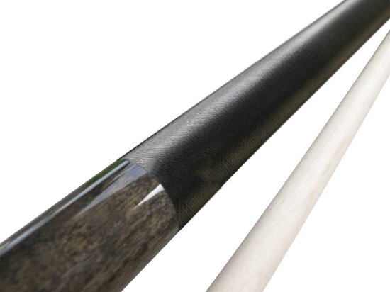 Biljart Keu Junior - Pool Keu - Biljart Spelen - Esdoorn Hout - 42-52 inch - Paars Bruin Zwart Grijs — afbeelding 3