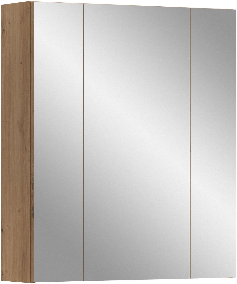Spiegelkast Ice Xonox In Artisan Oak - 60x70x18 Cm - Modern - Xonox - Badkamer Spiegelkast - Bruin - Spaanplaat