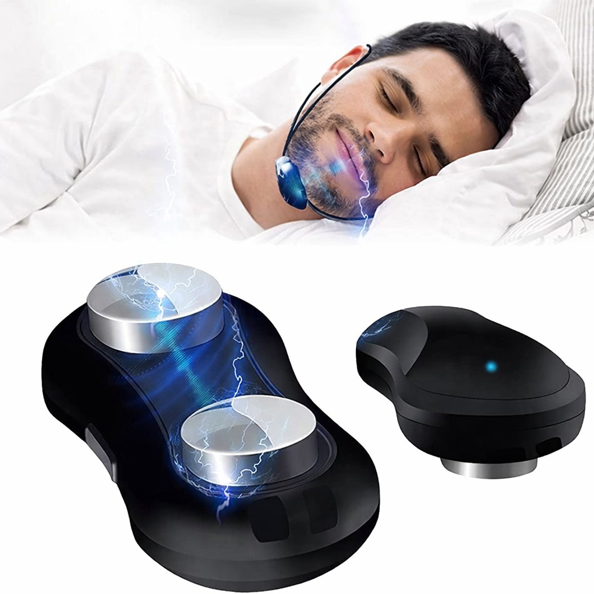 Anti Snurk Apparaat – EMS Keelpuls Snurk Stopper – Snurken Verminderen – Oplaadbaar – Slaap Hulpmiddel – Comfortabel & Herbruikbaar