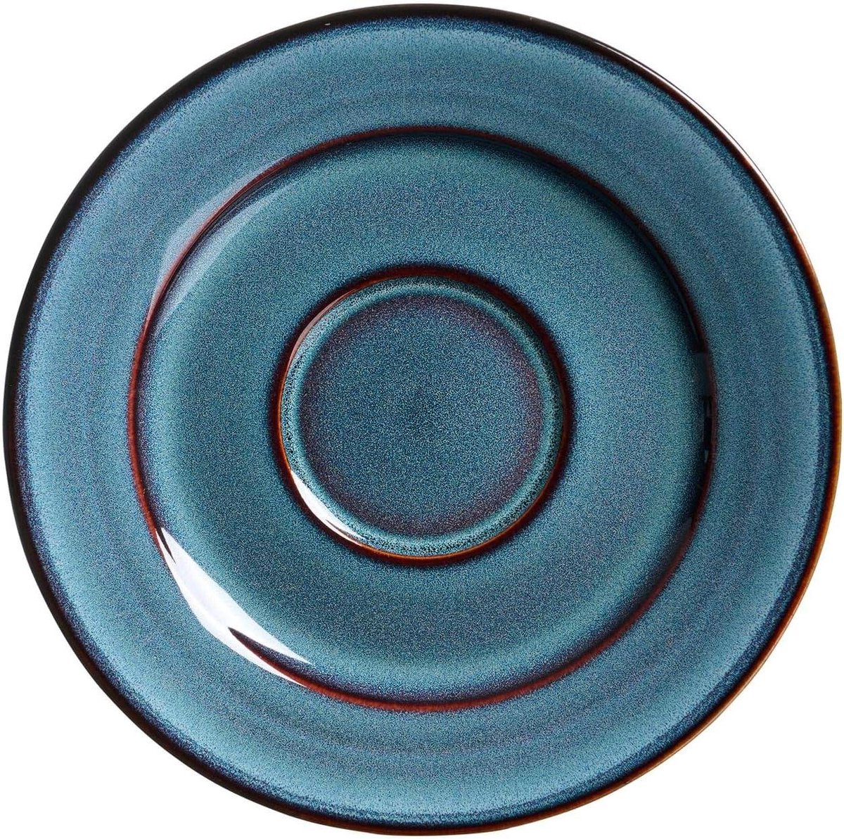Koffieschotel Keramiek - Onderzetter Mok - Koffie Moment - Reactief Glazuur - 155 cm - Blauw