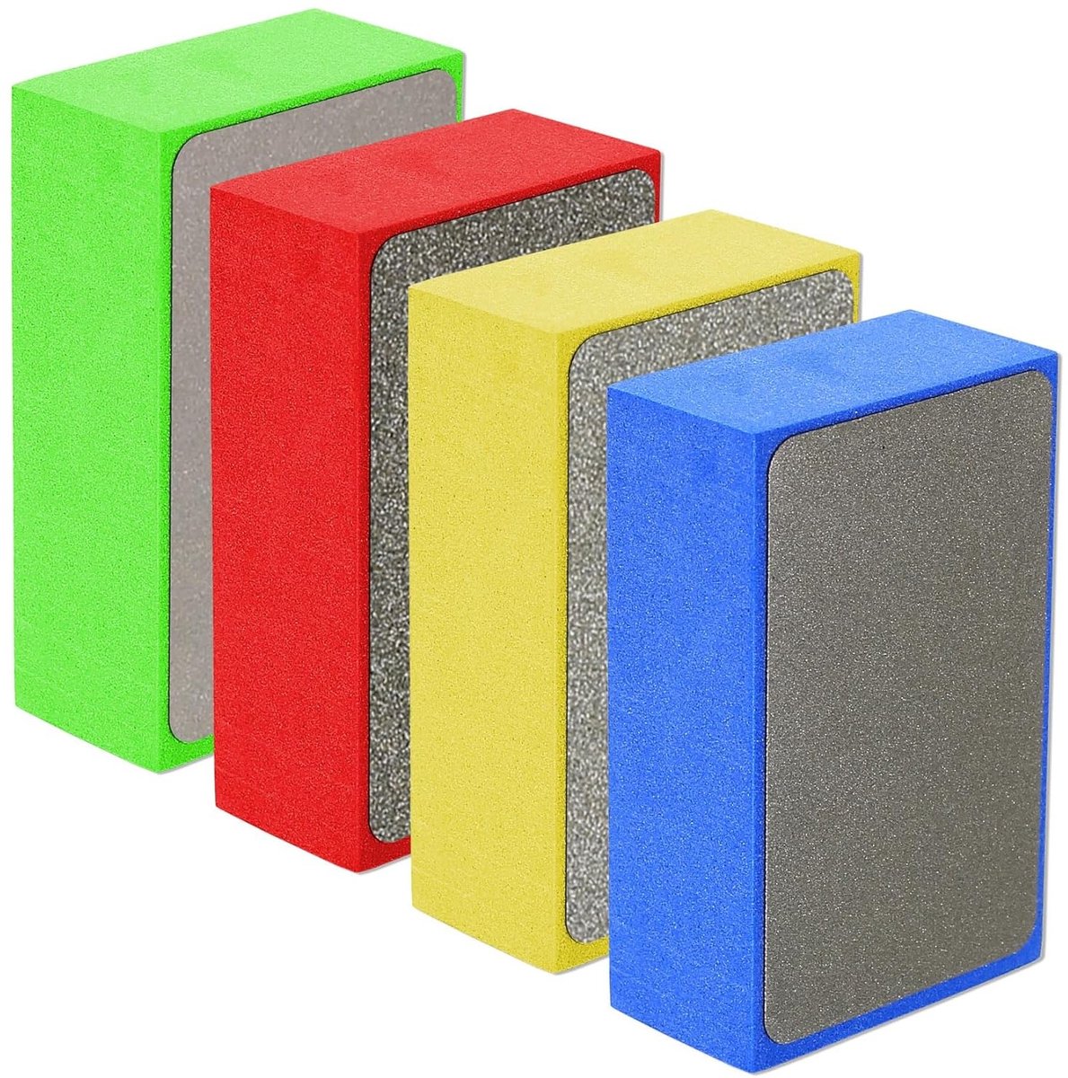 Set van 4 Diamant Handpolijst Pads voor Schuren en Polijsten van Marmer, Graniet en Glas - Perfect voor Natuursteen en Glasbewerking