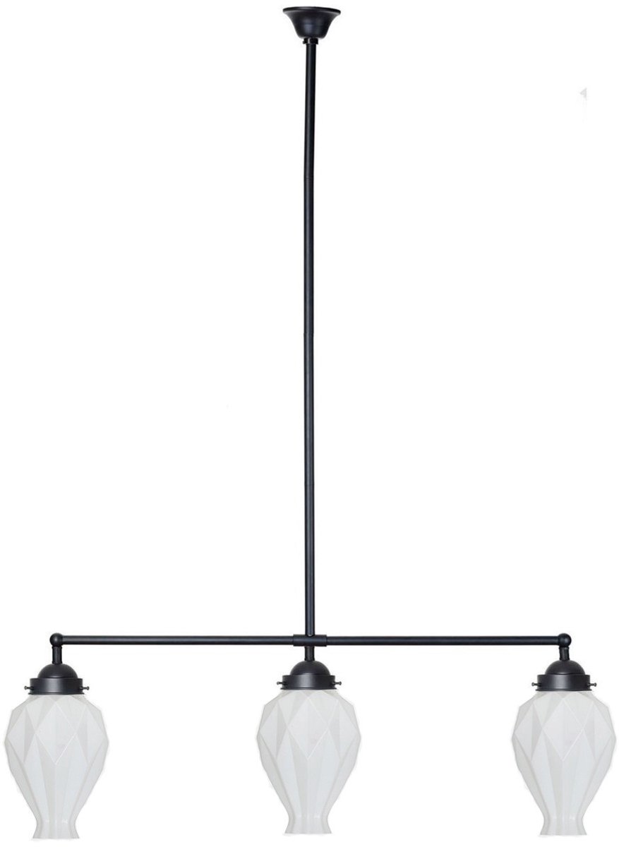 Coloured by Art Moonlight T-lamp 3 lichts Chicago - Art Deco Trade Zwart
