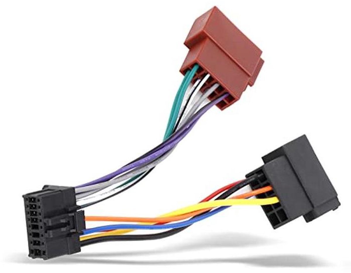 Auto Radio Kabel - Verbindingskabel - Audio Installatie - Plug en Play - 16 Pin - Zwart