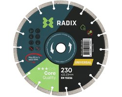Radix - Universele diamantschijf - 230 mm - Core