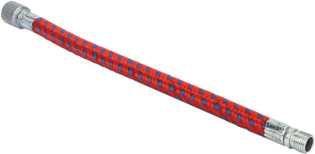 Lange Luchtslang voor Fietspomp - Aluminium Pompbuis met Naaldventiel en Verbindingsstukken voor Fietbanden Inflator Accessoires