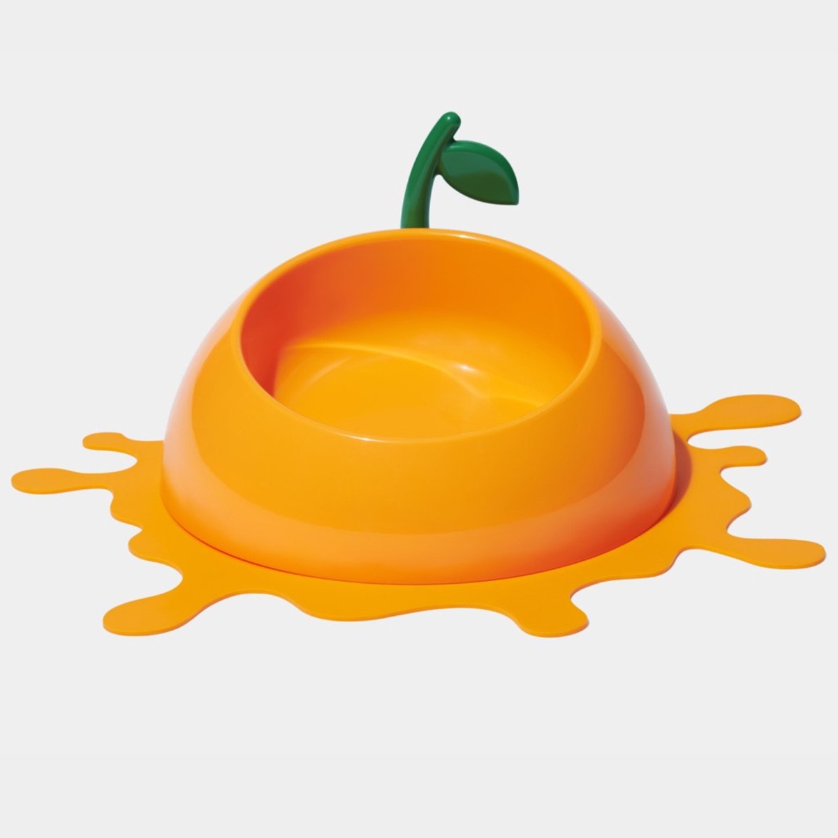 VETRESKA Juicy Tangerine Voerbak Set - Voerbak met Placemat en Serveerschep voor hond en Kat