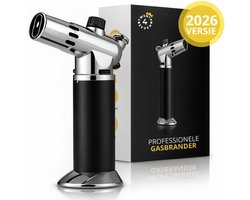 Twenty4seven® Professionele Gasbrander - Creme Brulee Brander & Keukenbrander - Vuurwerk & Camping - Navulbaar met Butaangas