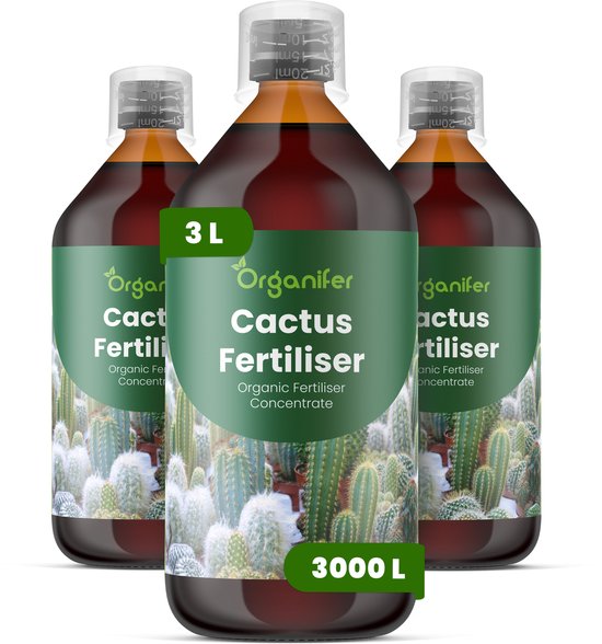 Vloeibare Meststof Voor Cactus 3X1 L Voor 3000 L - Npk 2-1-8 - Voor - Gelijkmatige...