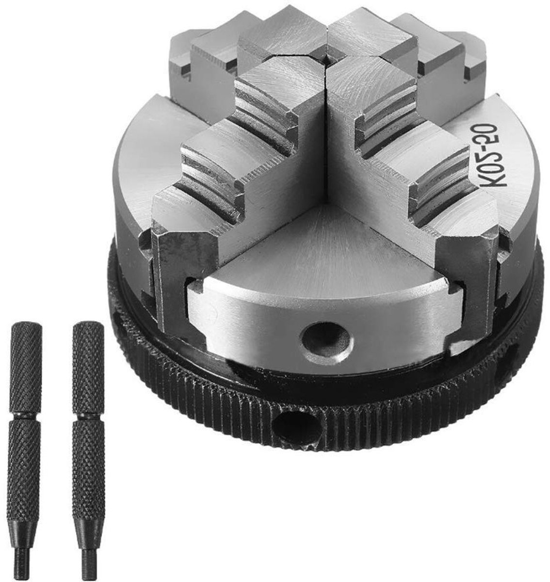 Mini 4-Jaw Zelfcentrerende Draaibank Klemmen voor M14 Draad Snijmachine - 50mm, Precisie, Gereedschap