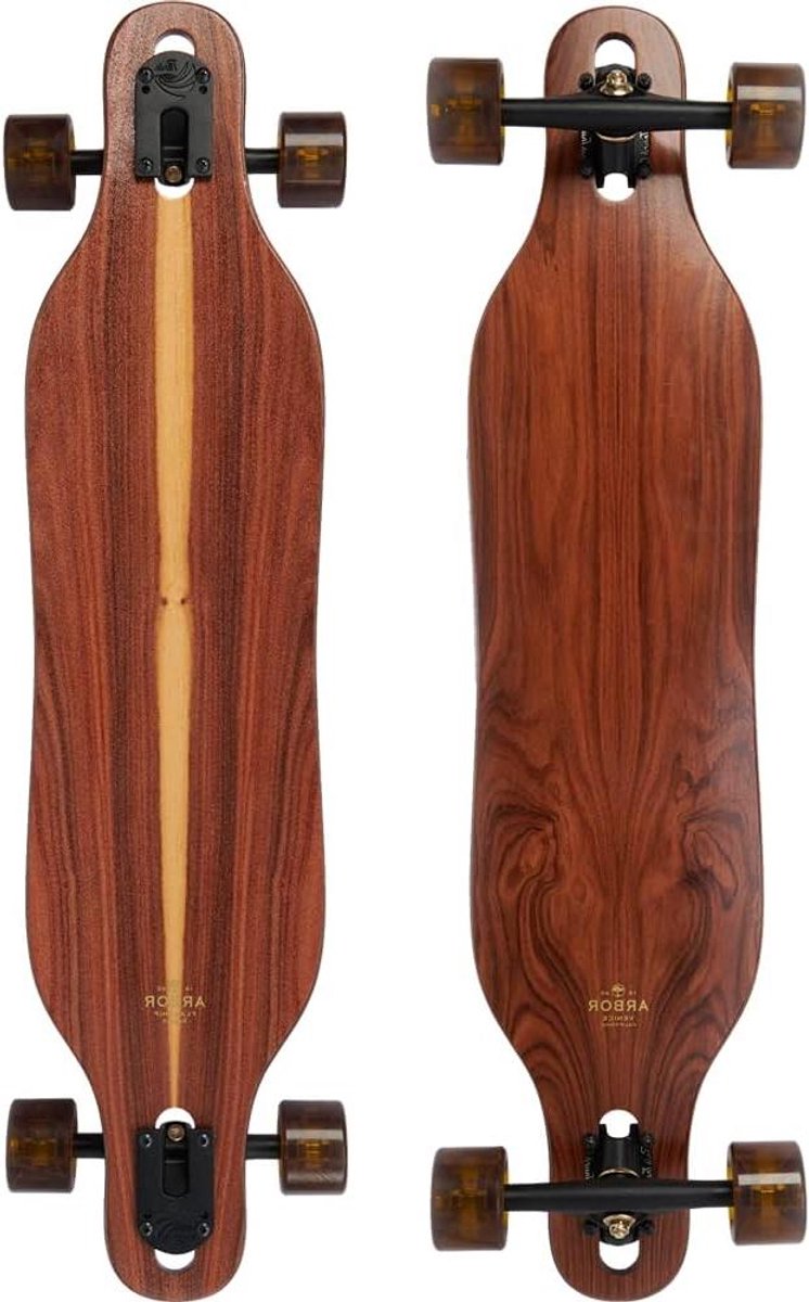 Longboard Skateboard Compleet Longboard Outdoor Sport 7-laags Dek 37 Inch Deklengte Veelkleurig