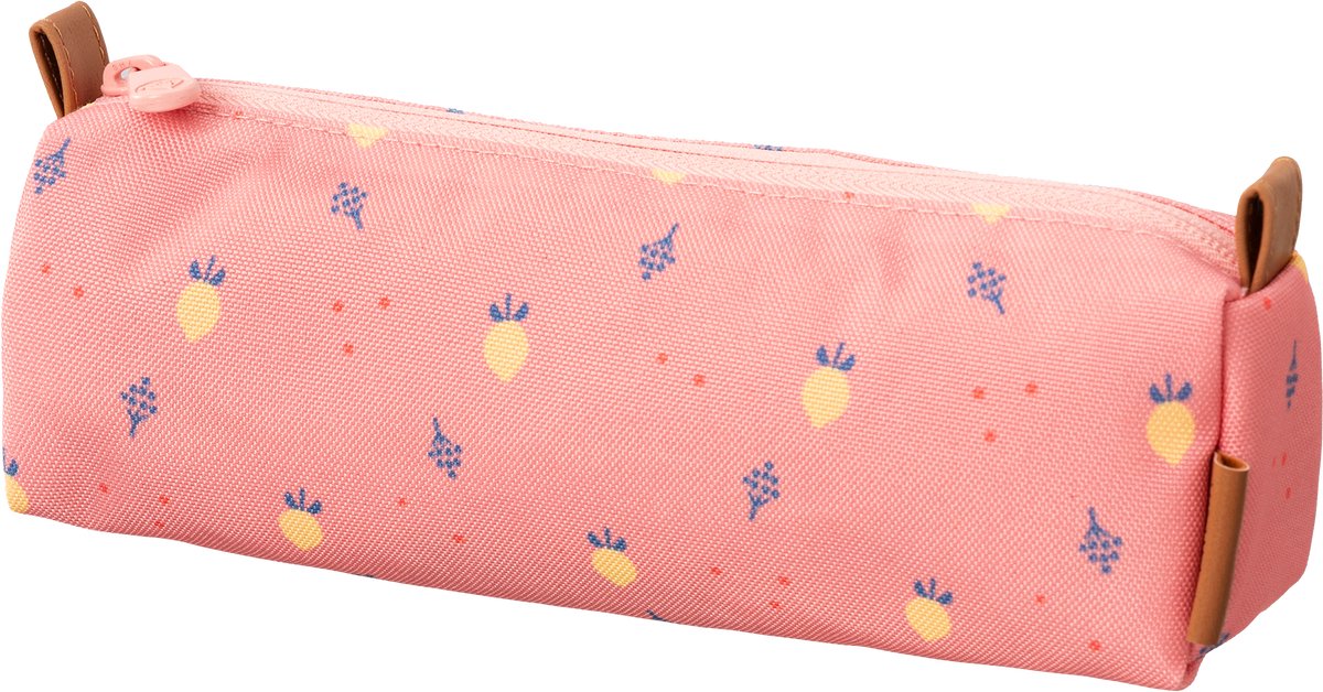 Fresk Etui Meisjes – Waterafstotende Pennenzak - Etuis voor School - Pennenbakje voor Kinderen - Schoolspullen - -Roze - Summer Fruit