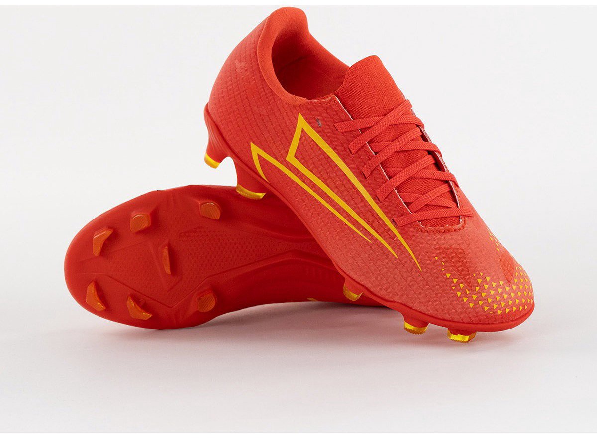 Jako Rs89 Academy Voetbalschoenen Fg Kinderen - Bright Red / Oranje / Geel | Maat: 35