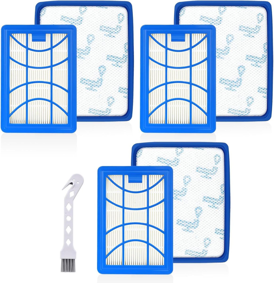 Stofzuigerfilters - Reservefilters PowerPro - Stofzuigeronderhoud - Specifiek Model - 3 stuks - Wit