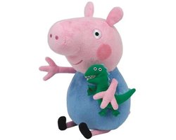 George - Peppa Pig Pluche Knuffel 20 cm - Speelgoed Knuffels voor Kinderen Jongens Meisjes - Peppa Big Plush