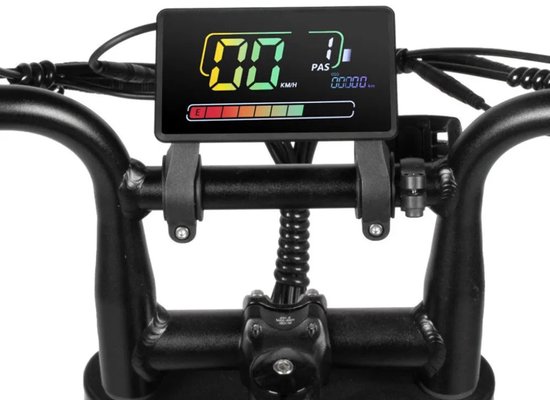 QMWHEEL D50 Elektrische Fatbike - Lage Instap - 20 Inch - 250W Motor - 7 Versnellingen - 60 km Actieradius - Hydraulische Schijfremmen - Nardo Grijs van QmWheel — afbeelding 2