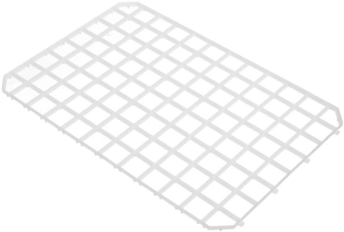 Barmat - Afdruipmat Droogmat - Glazen Drogen - HACCP-conform - 313x209mm - Wit