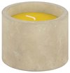 Esschert Design citronellakaars in stenen houder