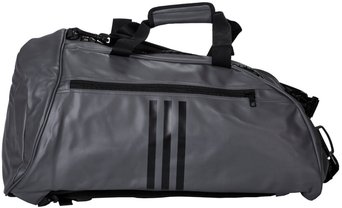 Adidas sporttas en rugzak Judo PU-leer Zwart