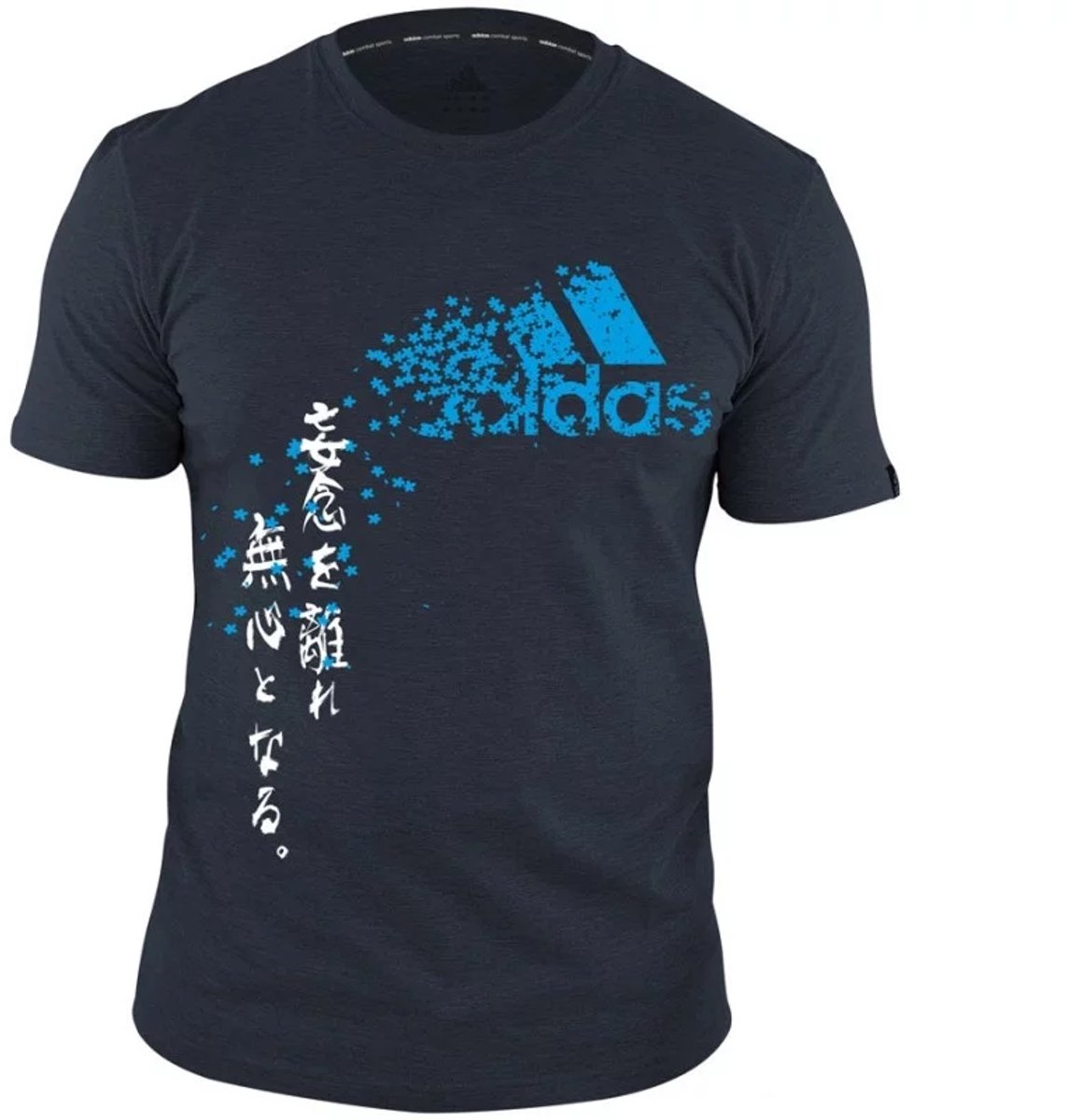 ADIDAS Graphic T- shirt Nightshade Blauw