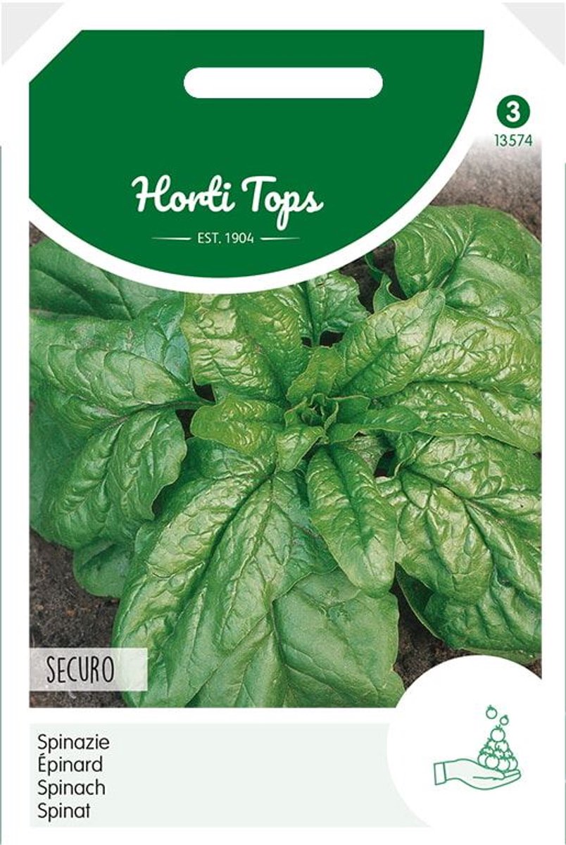 Hortitops Zaden - Spinazie Securo Orig. Wolfres.A en B 50Gr