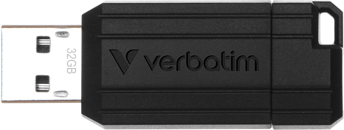 Verbatim Store'n'go PinStripe 32GB - USB-Stick / Zwart