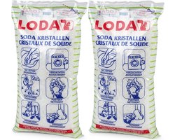 4kg Loda Soda Kristallen 2X2kg Ontvetten, Versachten, Beschermen, Poetsen, Ontgeuren, Reinigen Schoonmaken