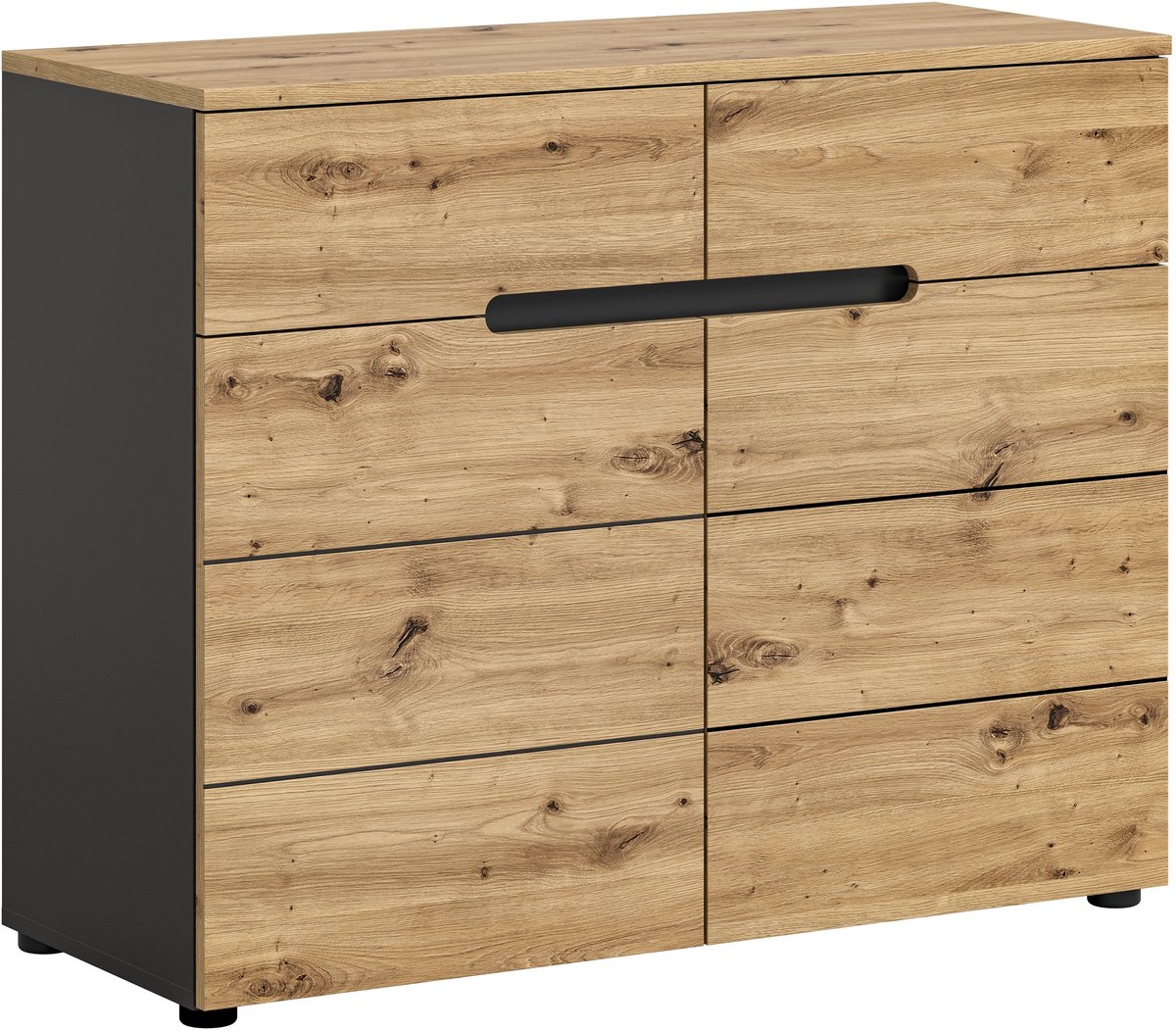 Xonox.Home Canu ladekast 170x197 cm Basalt grau
