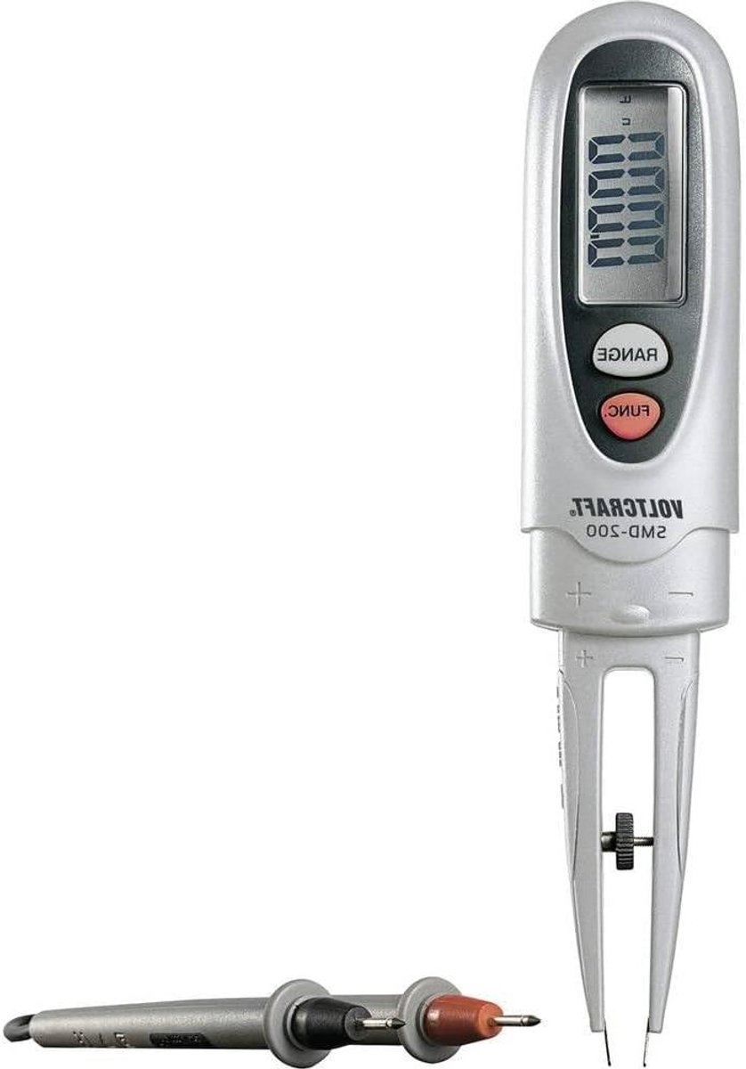 Digitale Multimeter - Component Tester - Elektronica Reparatie - Pincet Meetfunctie - CAT III 600 V - Grijs