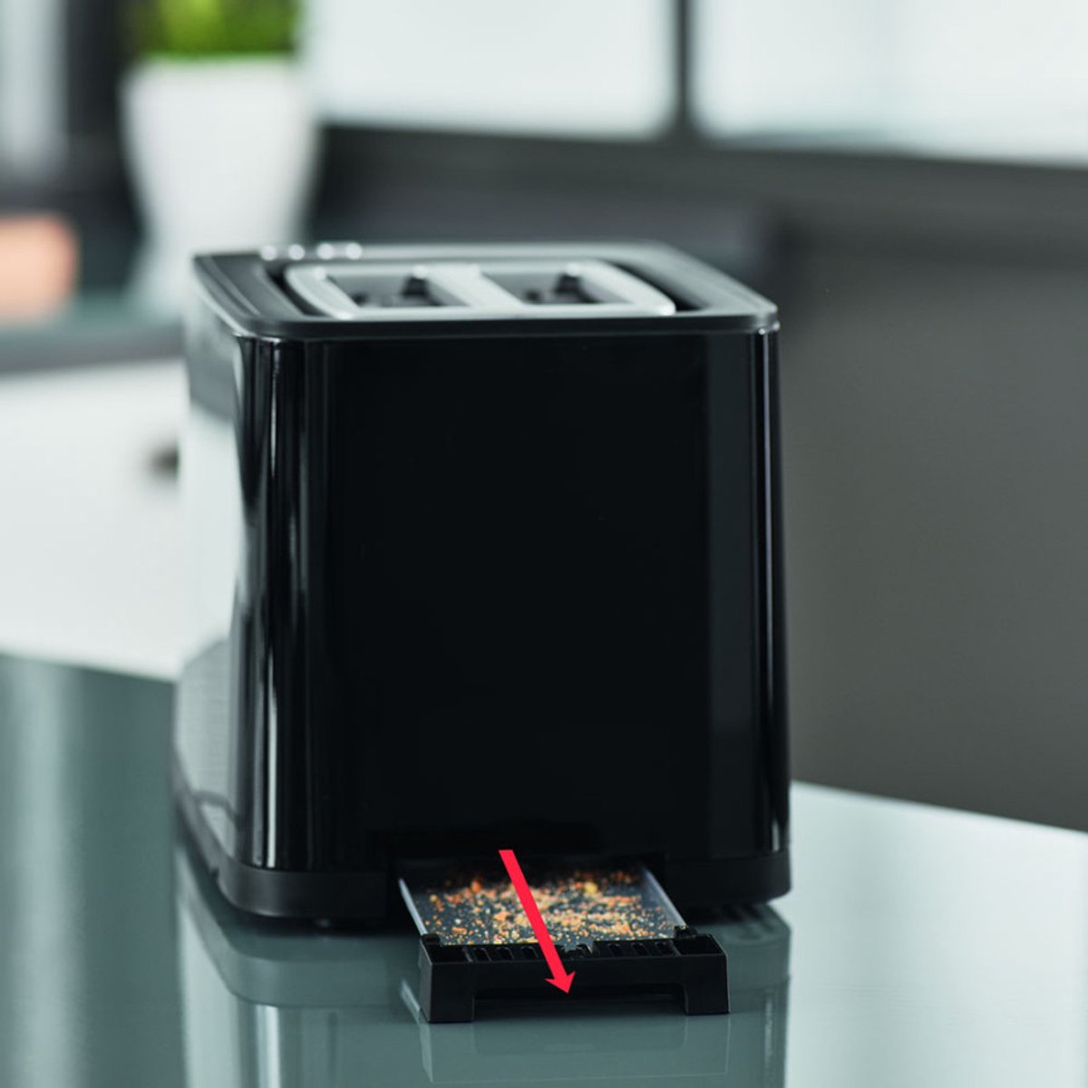 Tefal Smart & Light TT6408 Broodrooster - 7 Bruiningsniveaus - LED Display - Voor Brede Sneetjes thumbnail 8