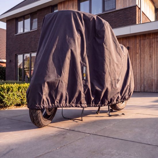Maxxcovers Motorhoes / Scooterhoes - Zwart- Maat S - Waterdicht - A-kwaliteit - Voor Buiten
