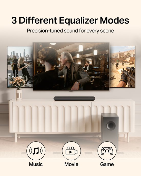 OXS S21 2.1 Gaming Soundbar - Met subwoofer - Woonkamer — afbeelding 3