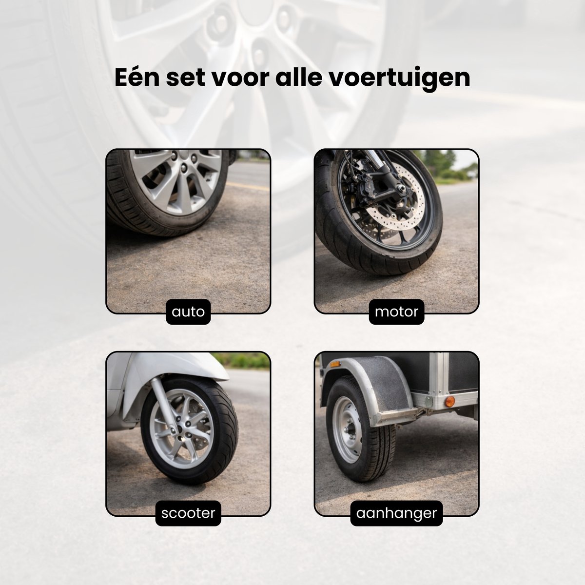 Bandenreparatieset Auto & Motor – Tubeless Banden Reparatie Kit – Complete Set met Pluggen, Gereedschap & Opbergtas – Noodreparatie Autoband thumbnail 3