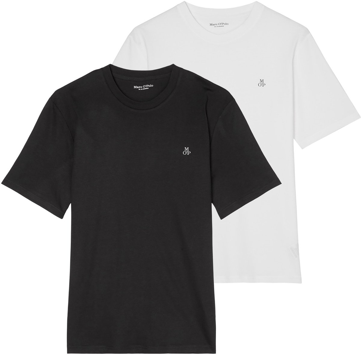 Marc O Polo T-shirt Small-Logo Set van 2