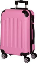 Handbagage Koffer - Trolley - 48L - Lichtgewicht - Cijferslot - 4 wielen - 56x37x24cm - Roze