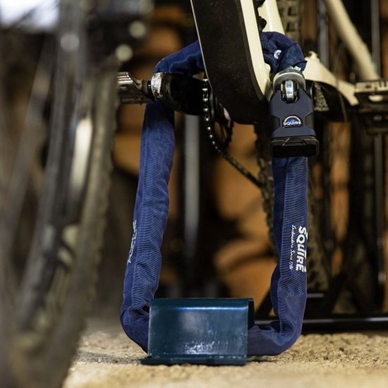 E-Bike fietsslot Squire SS50S/G3 met 915mm ketting incl. gratis muuranker van Squire — afbeelding 2