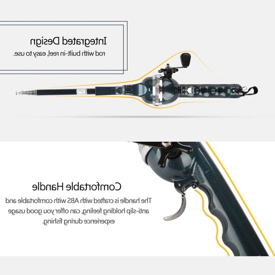Lichte en Vouwbare Hengel met Ingebouwde Accessoires voor Effectief Vissen en Tackle Organisatie — afbeelding 4