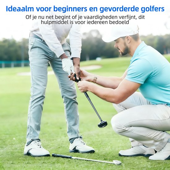 Golf Swing Trainer Set - Swing trainer en swing band - Golfaccesoires - Geschikt voor Beginners , Professionals van Merkloos — afbeelding 2