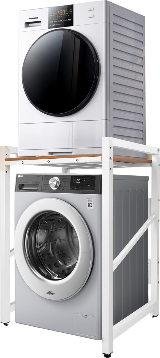 Jently wasmachine verhoger - opbergrek wasmachine - verstelbaar in hoogte - 350 kg - voor wasmachine/droger