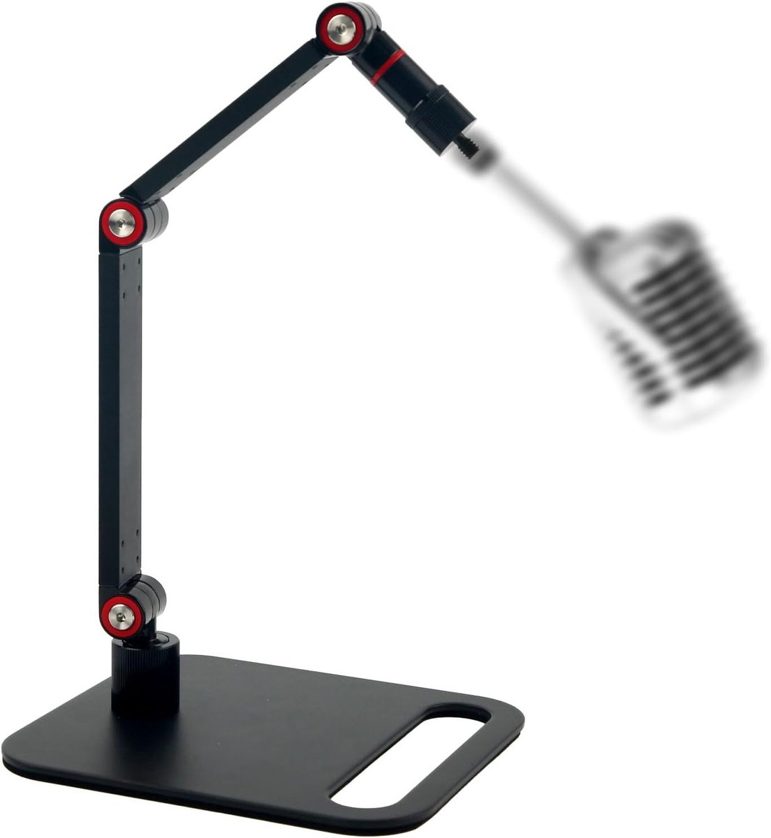 Verstelbare Microfoonstandaard voor Bureau, Maximaal 1.5kg, Geschikt voor Podcasts, Streaming, Gaming en Studio-opnames