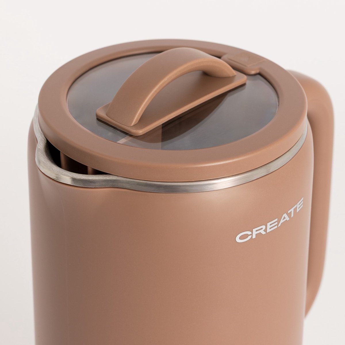 CREATE - Multifunctionele machine van 850 ml voor plantaardige melk - Mokka - VEGAN MILK MAKER STUDIO thumbnail 3