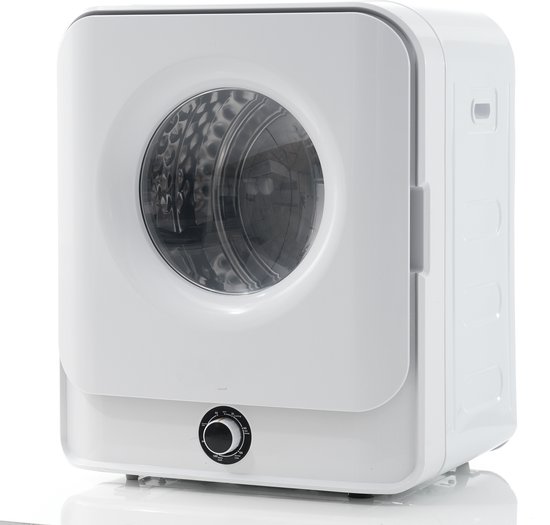 Wäschetrockner 3,0 kg – 830 W – 62 dB – 5 programma's – wandmontage – compact – voor wasruimtes – 49,5x43,5x59,5 cm – 1 st – wit
