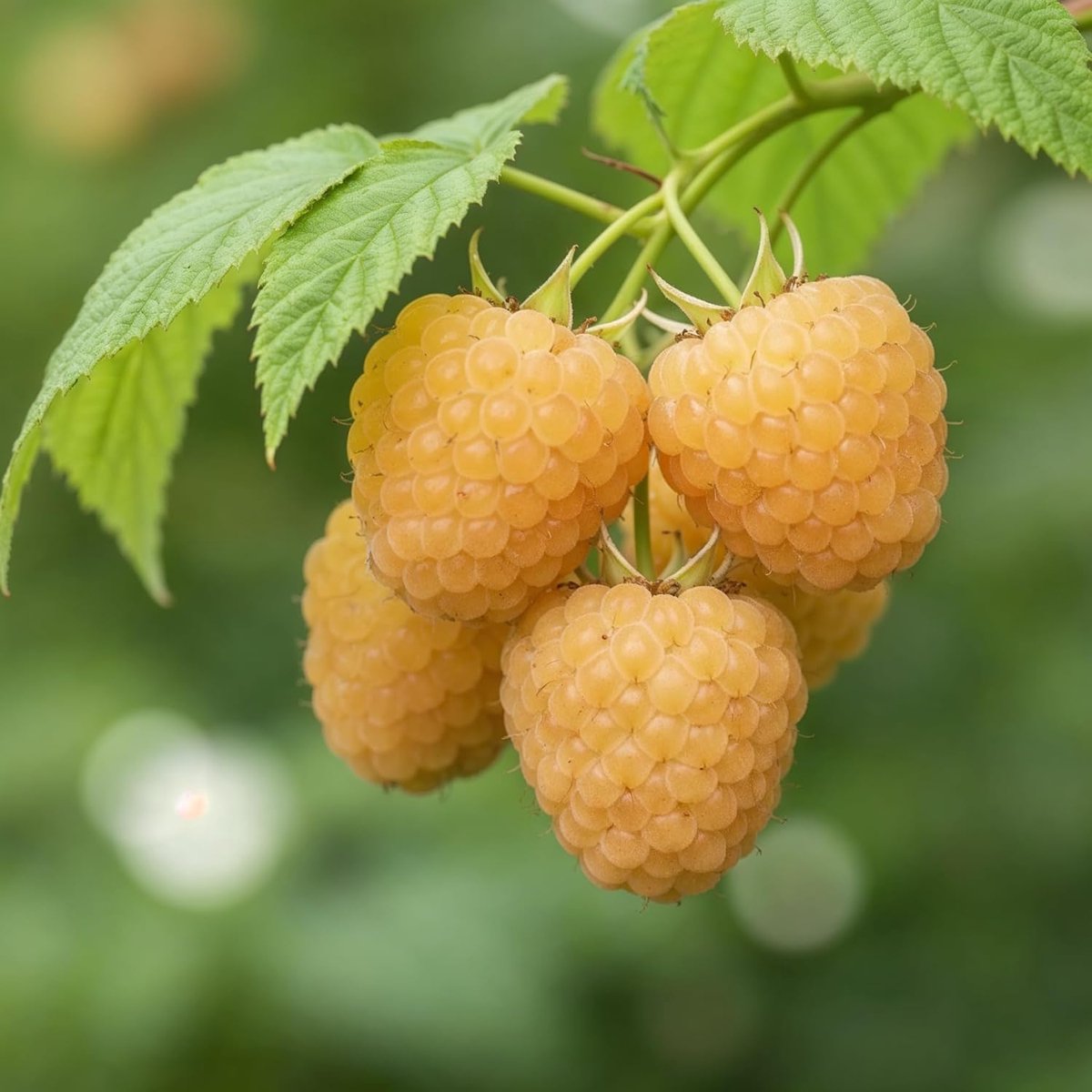 Framboos plant - Fallgold / Geel - 3 stuks - Tuinplant - Voor je moestuin - Bessenplant