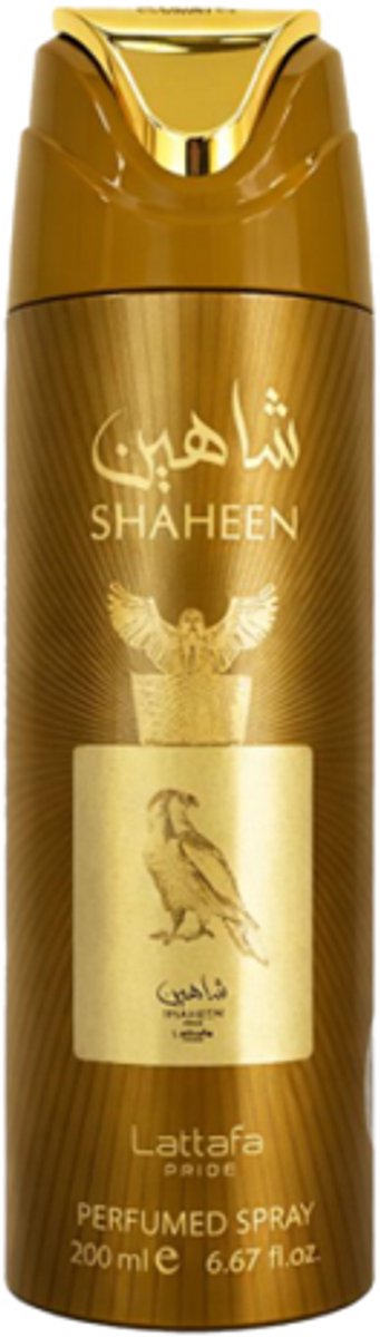 Lattafa Shaheen Gold Deodorant - 200 ml