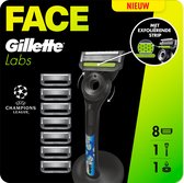 GilletteLabs Houder + 8 Scheermesjes - UEFA Champions League Special Edition