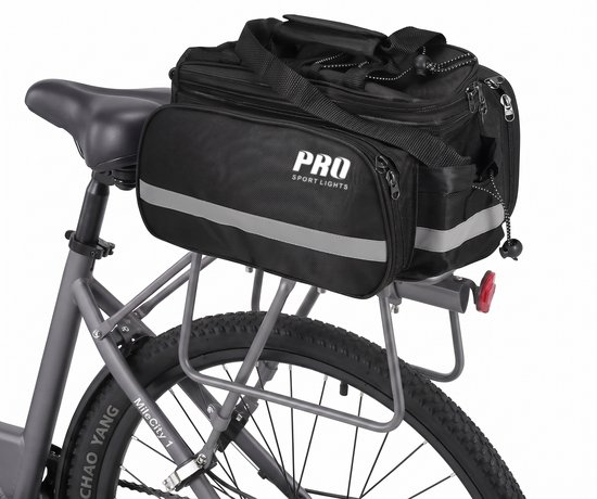 Waterdichte bagagedragertas – 8-20 liter – met regenhoes – Trunkbag