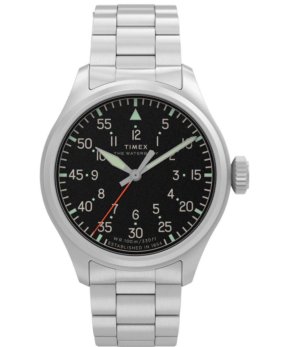 Timex Waterbury Traditional TW2Y70300 Horloge - Staal - Zilverkleurig - Ø 41 mm